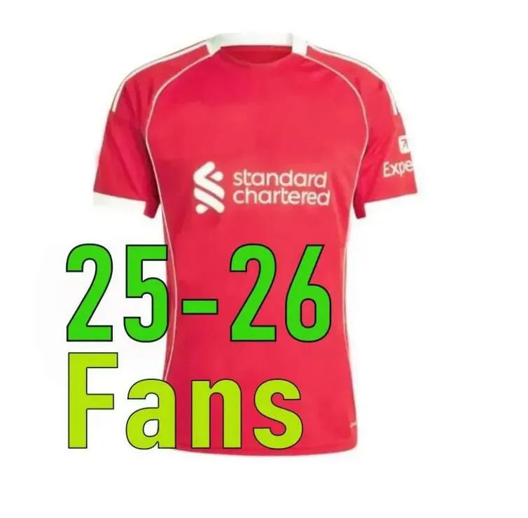 LFC 25 26 27 Liveropool Jersey ISAK WIRTZ EKITIKE M.SALAH VIRGIL Liveropool socc - SitterJersey.com