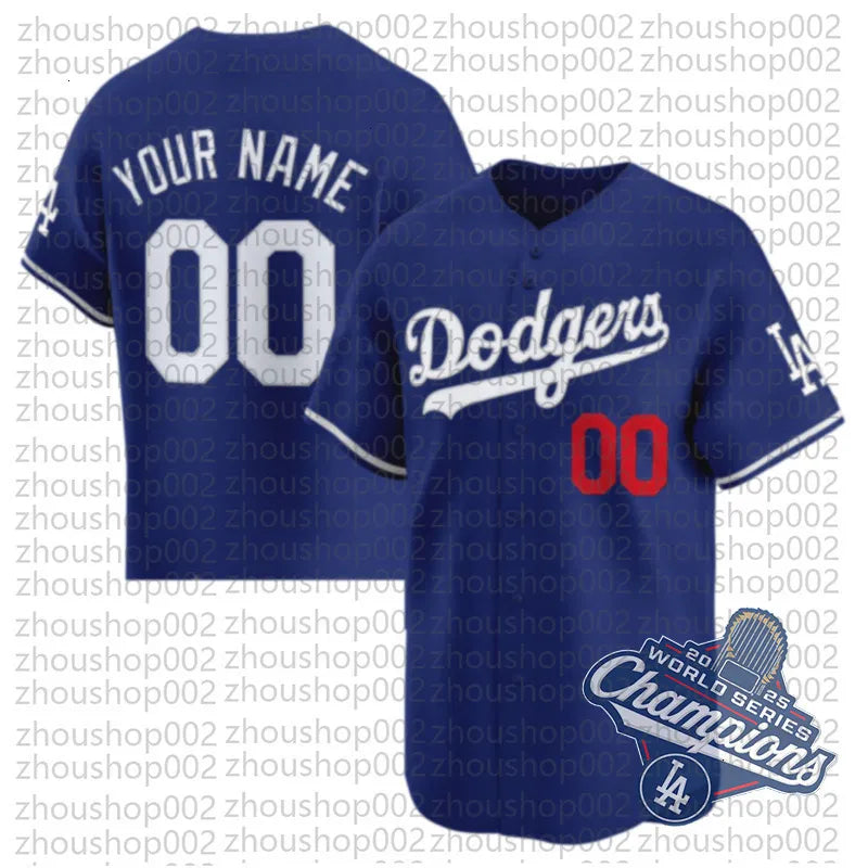 2025 Custom Dodgers Jersey Shohei 17 Ohtani Mookie 50 Betts 18 Yamamoto Freddie  - SitterJersey.com