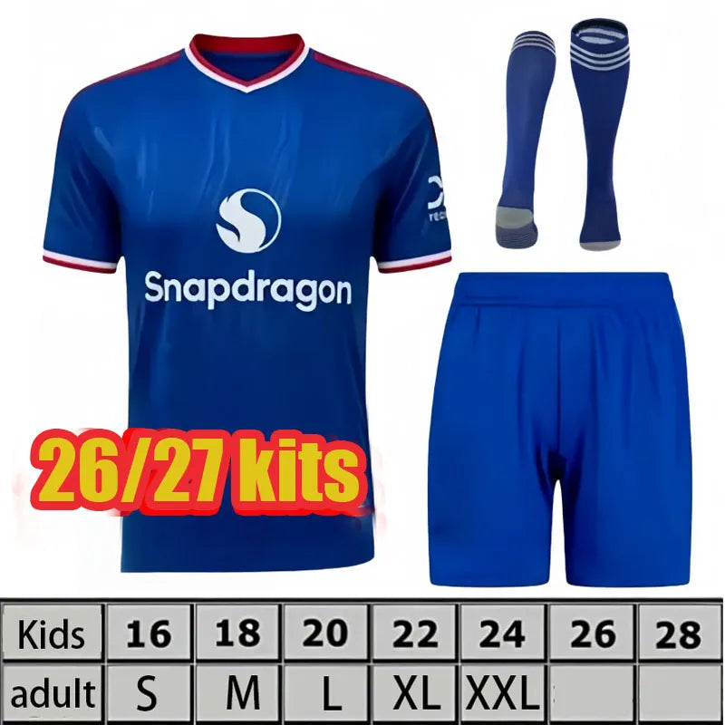 ManUnited SESKO MBEUMO CUNHA 25 26 27 Soccer Jerseys football shirts B. FERNANES - SitterJersey.com