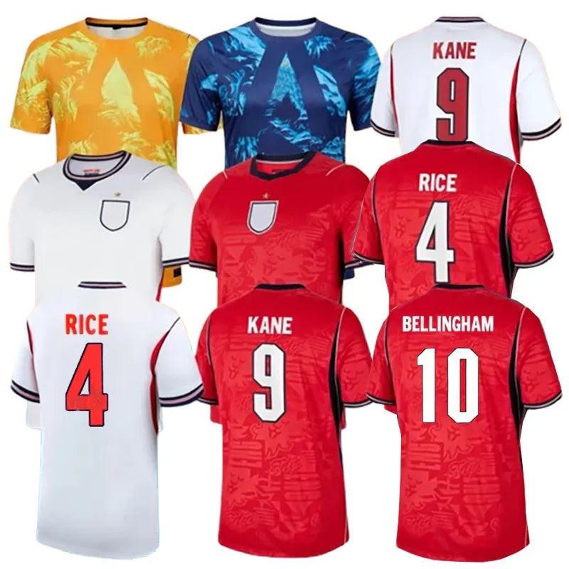 England Football Kit 2026 England World Cup 2026 Football Shirt Soccer Jerseys KANE BELLINGHAM EZE SAKA PALMER RICE FODEN Kids Mens Women 26 27 Kit - SitterJersey.com