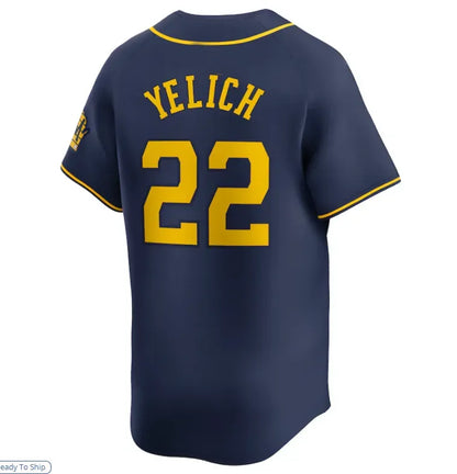 Custom 11 Jackson Chourio Christian 22 Yelich 10 Sal Frelick Jersey Luis Urias C - SitterJersey.com