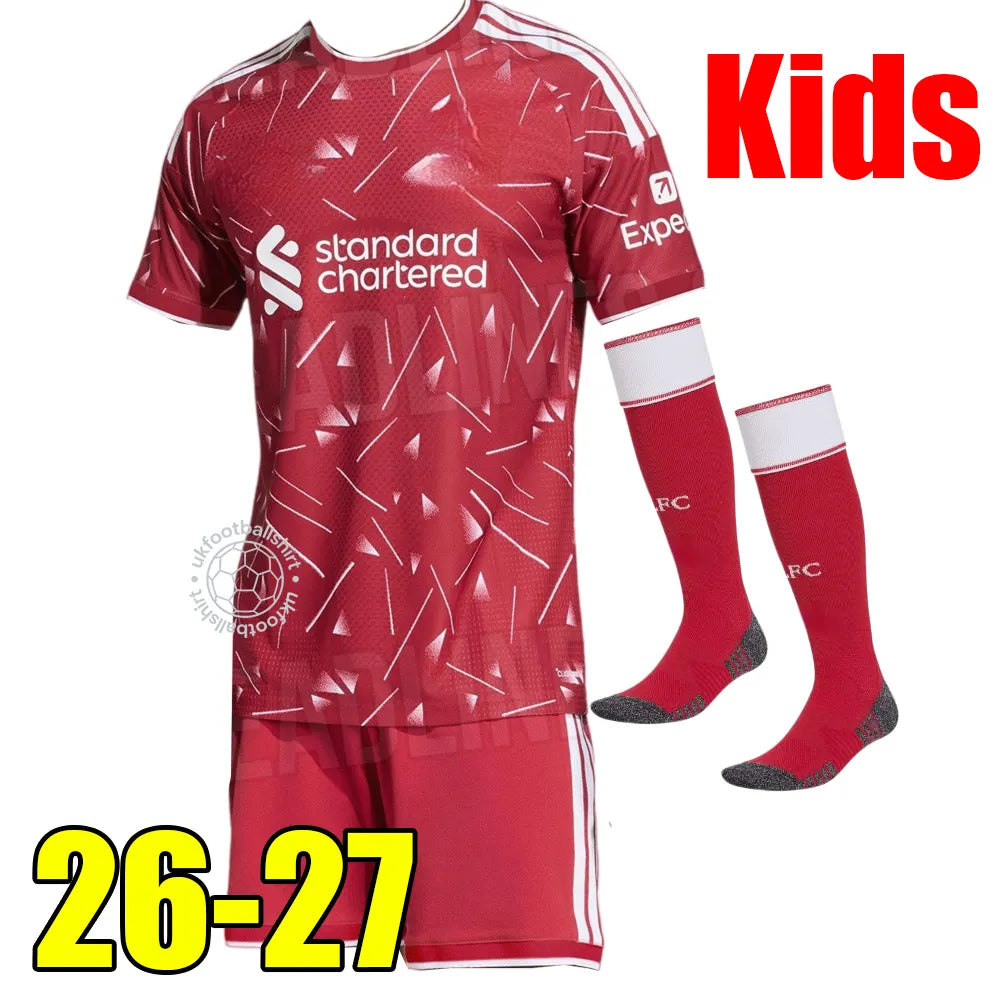 2026 ISAK EKITIKE WIRTZ DIOGO J. KERKEZ FRIMPONG M.SALAH liverpool 26 27 FC Foot - SitterJersey.com