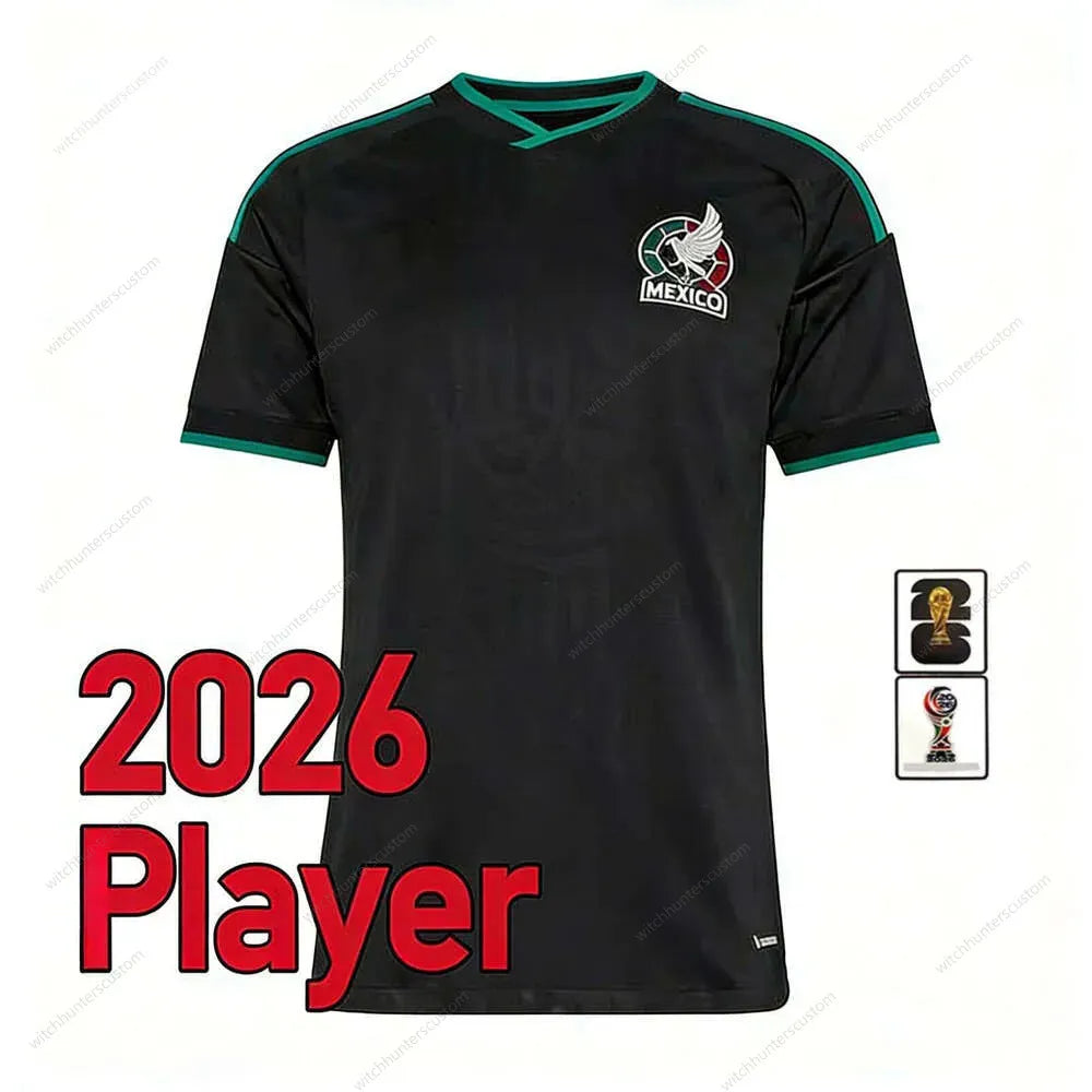 Mexico 2026 World Cup RAUL CHICHARITO Soccer Jersey 26 27 H LOZANO Kids Kit Foot - SitterJersey.com