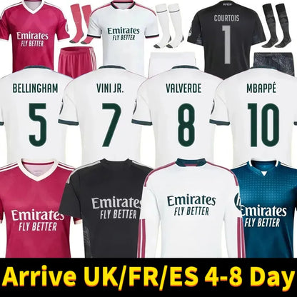 MBAPPE Soccer Jerseys BELLINGHAM chandal VINI JR Children Football Shirt Top Val - SitterJersey.com