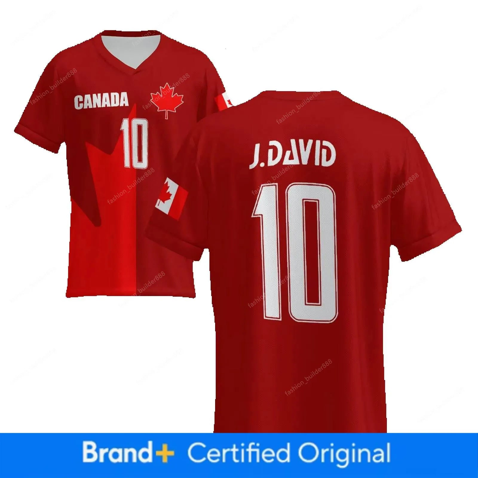 Canada Jersey Alphonso Davies NO 19 World Cup 2026 Canadian National Team Sports - SitterJersey.com