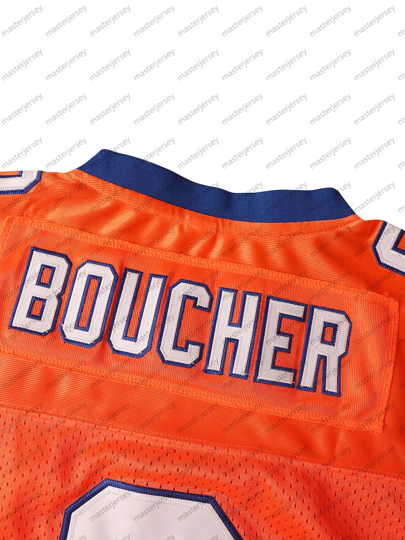 Youth/Kids #9 BOUCHER Orange Loose Breathable American Football Jerseys Embroide - SitterJersey.com