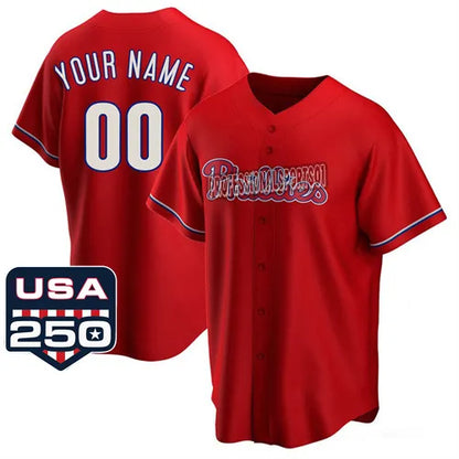 USA 250 Fourth of July philadelphie phillie jersey 3 Bryce Harper 10 Realmutos 7 - SitterJersey.com