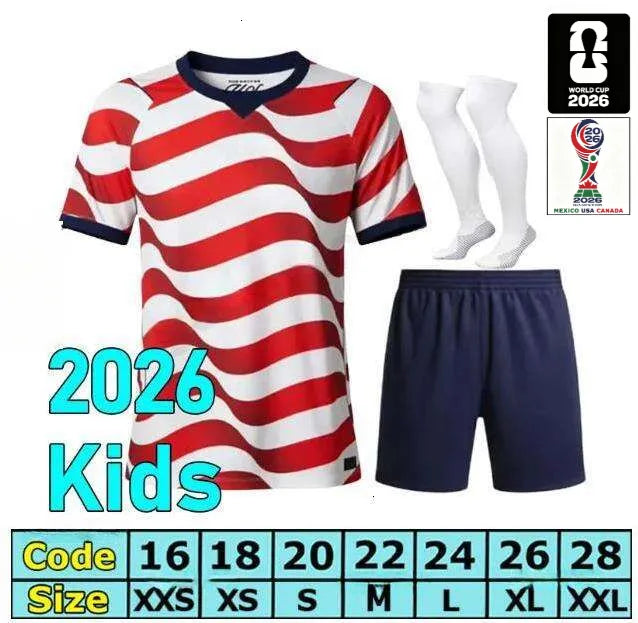 usa jersey 2026 worldcup Usa Soccerjersey 2026 World Cup PULISIC BALOGUN Footbal - SitterJersey.com