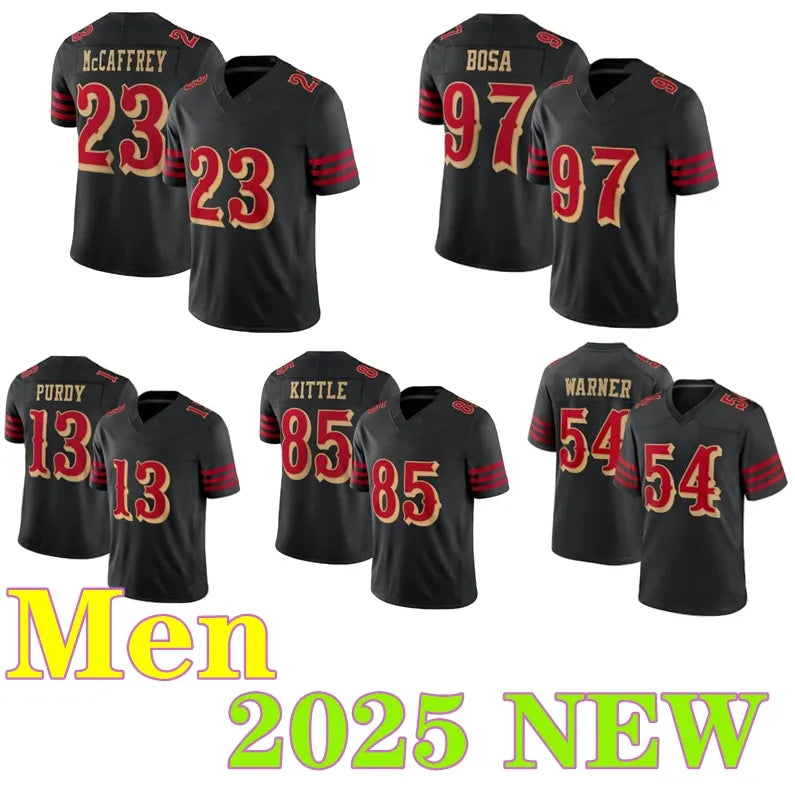 San Franciscocity 49erss Jesrey Mike Evans Christian McCaffrey Brock Purdy Footb - SitterJersey.com