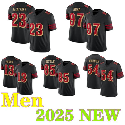 San Franciscocity 49erss Jesrey Mike Evans Christian McCaffrey Brock Purdy Footb - SitterJersey.com