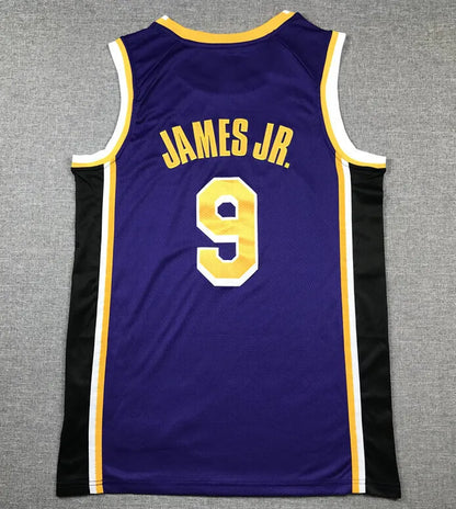 Stitched Basketball Jerseys James Bronny James Jr Cavs High School St Vincent St - SitterJersey.com