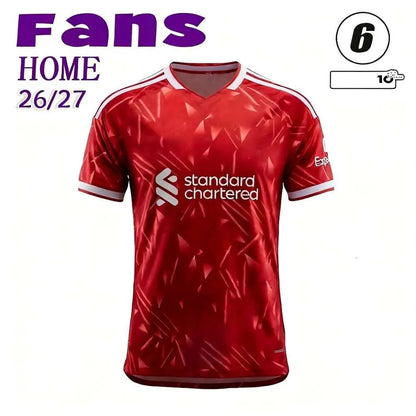 25 26 27 liverpool Wirtz SALAH football shirt Ekitike MAC ISAK ALLISTER Kerkez G - SitterJersey.com
