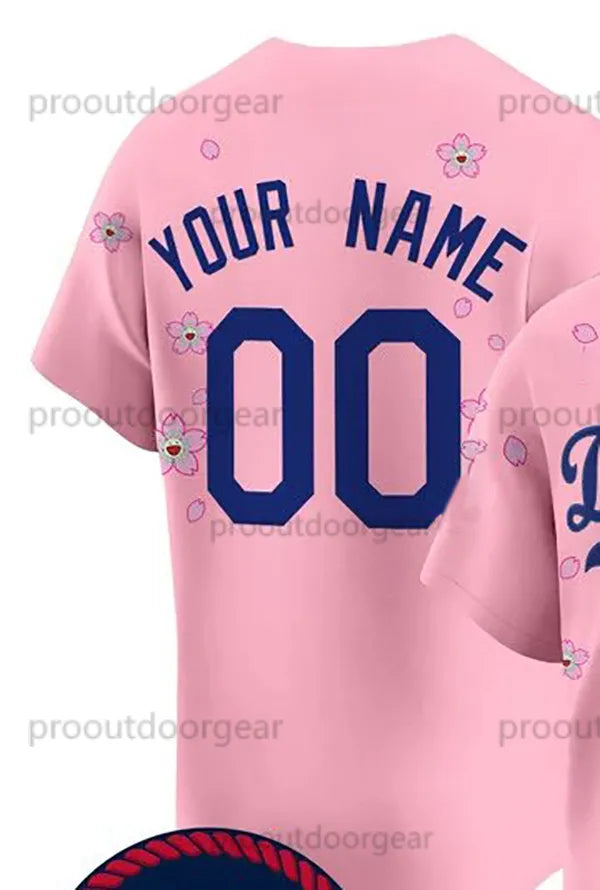Ohtani Baseball Jersey Freeman Betts Yamamoto Edman Custom Sweatshirt - Embroide - SitterJersey.com