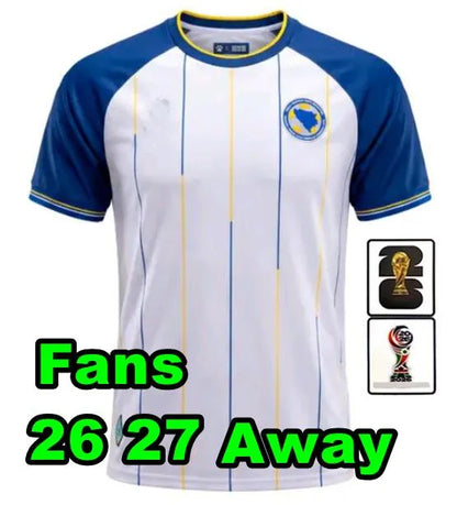 2026 Bosnia-Herzegovina World Cup Jerseys Bosnia and Herzegovina Dzeko Soccer Je - SitterJersey.com