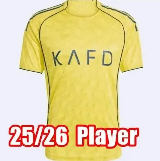 2025 2026 Al Nassr FC Soccer Jerseys Ronaldo CR7 25 26 27 Home Away Third Gonzal - SitterJersey.com