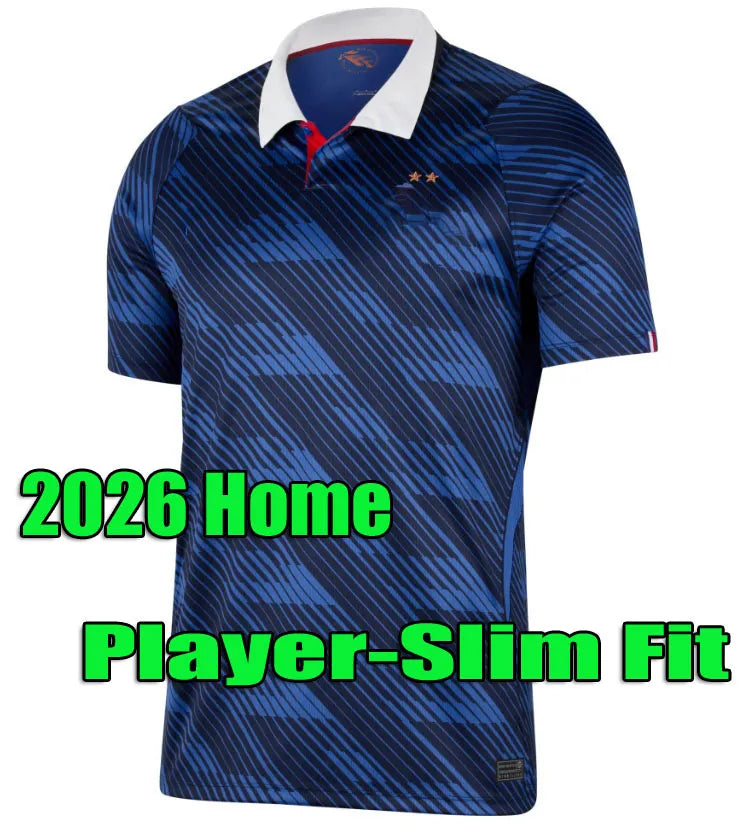 2026 maillot French Soccer Jerseys MBAPPE CHERKI OLISE DOUE Saliba kit Dembele 2 - SitterJersey.com