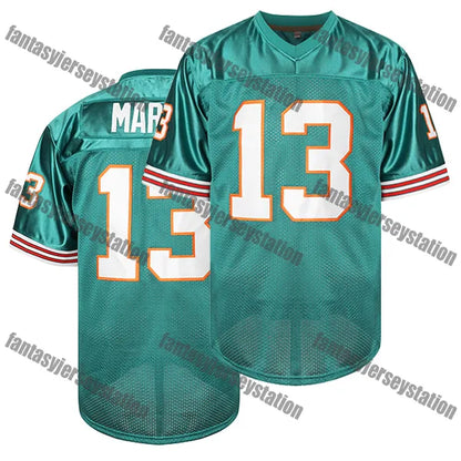 IN STOCK Men's 95 Football Movie Jersey Red Hennessy Queens Bridge Football Jers - SitterJersey.com