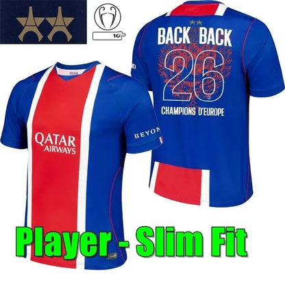 25 26 27psges Jersey O.Dembele D.DOUE KVARATSKHELIA Football Jerseys VITINHA JOA - SitterJersey.com