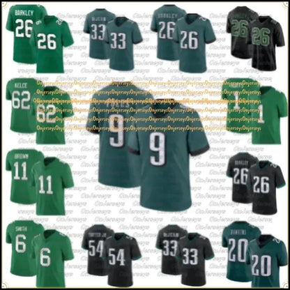 Philadelphiacity 9 Makai Lemon Eaglejersey Saquon Barkley DeVonta Smith Jalen Hu - SitterJersey.com