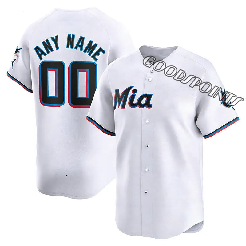 Miamis Marlins Jersey Eury Perez Sandy Alcantara Agustin Ramirez Fairbanks jerse - SitterJersey.com