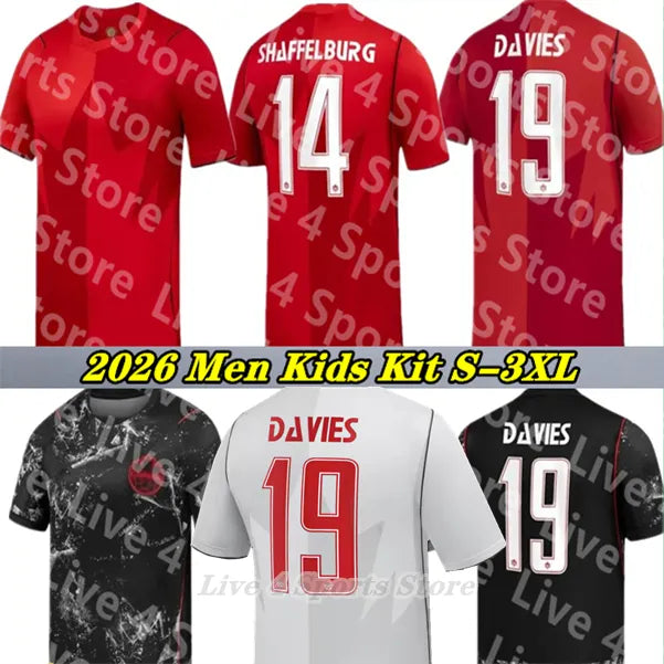 2026 Canada World Cup Soccer Jerseys DAVIES DAVID Larin Saliba Millar AHMED KONE - SitterJersey.com