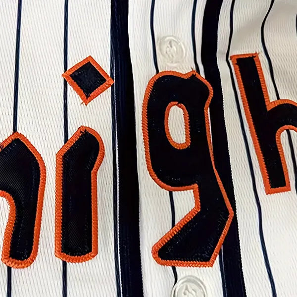 Men's Vintage #9 Knights White Baseball Jersey - Retro, Polyester, Machine Washa - SitterJersey.com