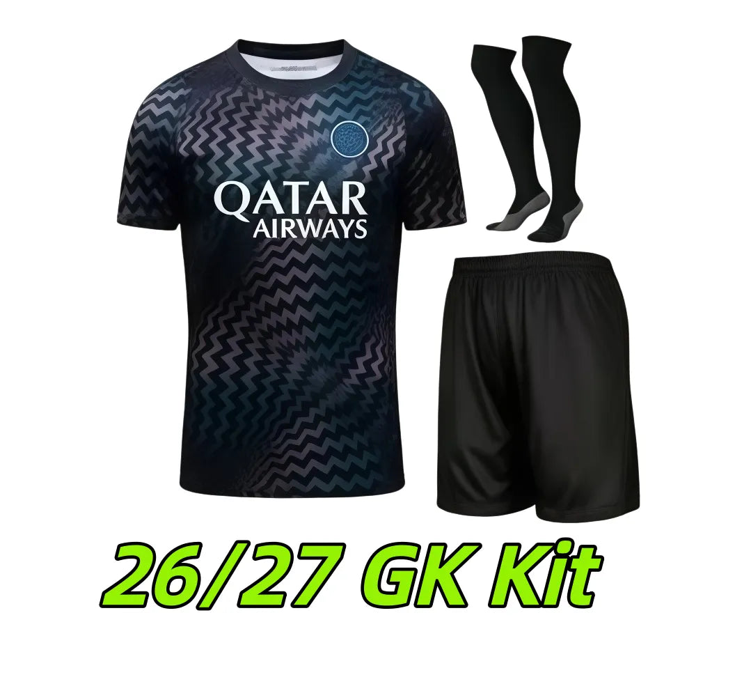 Psges jersey 26 27 maillot psges O.DEMBELE KVARATSKHELIA EMERY RAMOS HAKIMI N.ME - SitterJersey.com