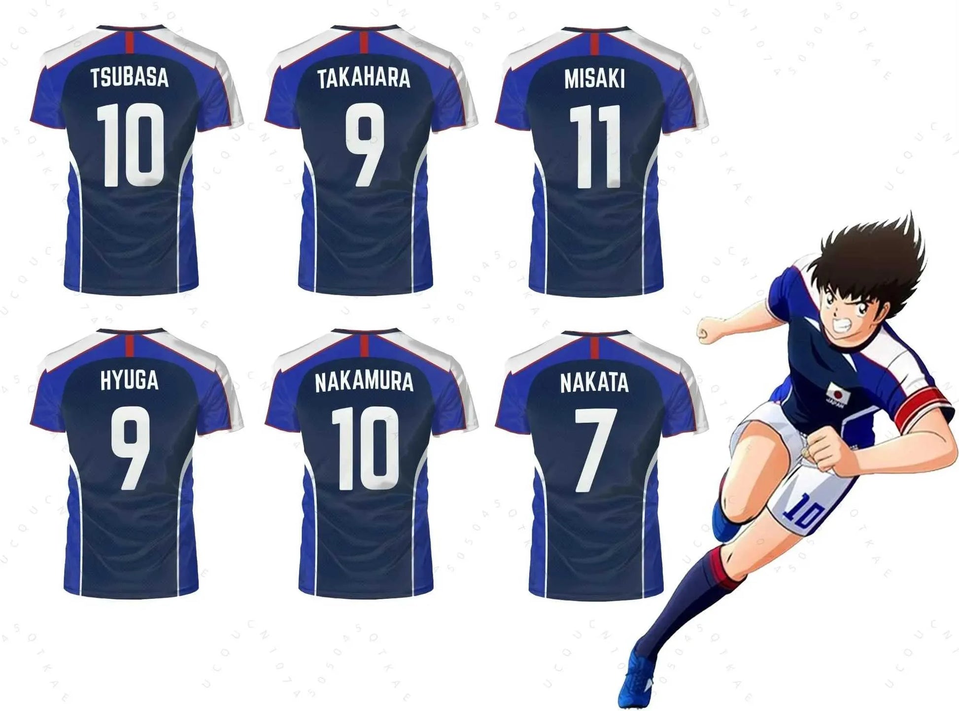 Japan Jersey 2026 World Cup Soccer Jerseys 26 27 Cartoon ISAGI ATOM TSUBASA MINA - SitterJersey.com