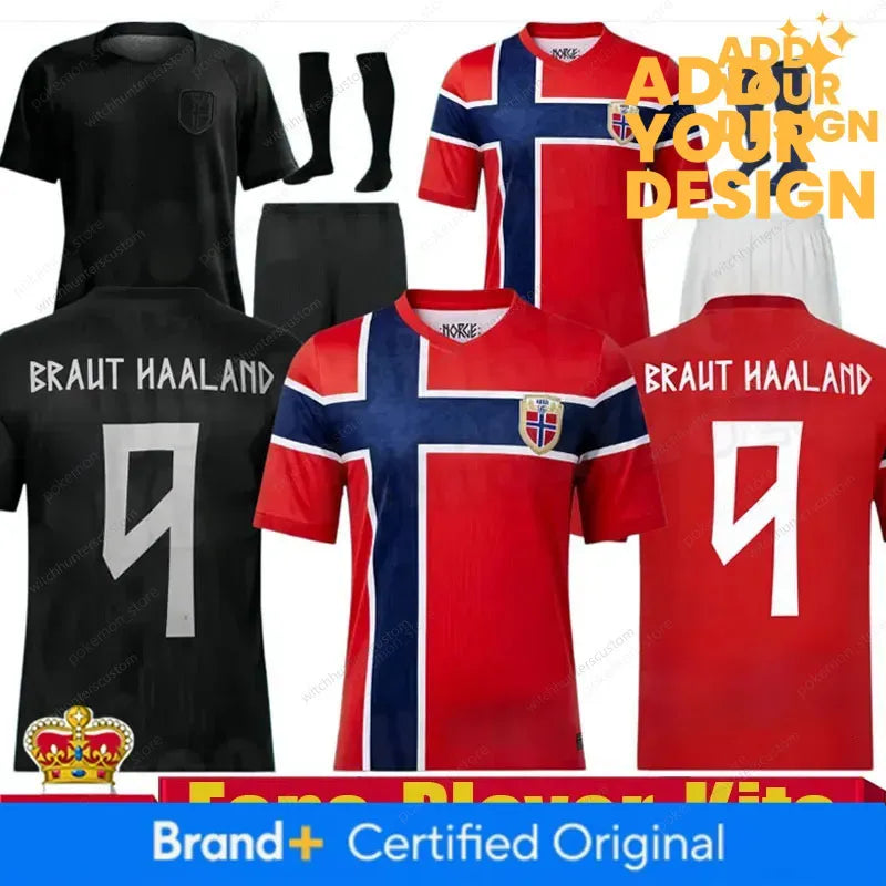 2025 2026 Norway World Cup Soccer Jerseys HAALAND Odegaard STRAND Sorloth BERG N - SitterJersey.com