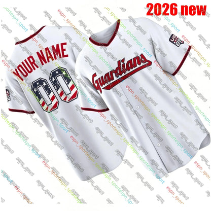 USA 250 Fourth of July Clevelands jersey Guardians Jose Ramirez Shane Bieber Jos - SitterJersey.com
