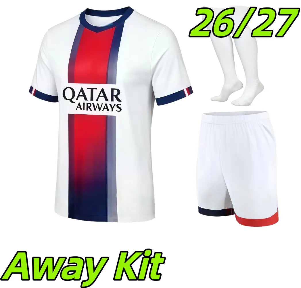 Psges jersey 26 27 maillot psges O.DEMBELE KVARATSKHELIA EMERY RAMOS HAKIMI N.ME - SitterJersey.com