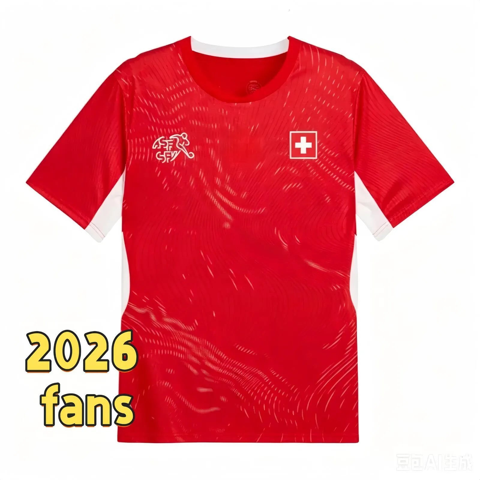 Switzerland National Team World Cup Soccer Jerseys ELVEDI AKANJI ZAKARIA SOW RIE - SitterJersey.com