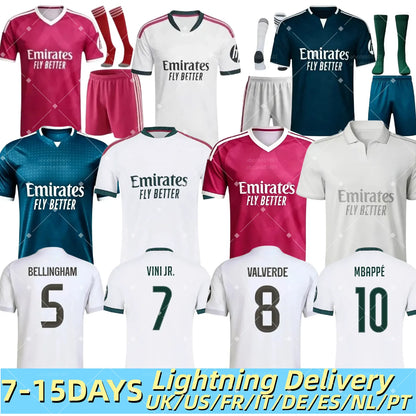 Real Madrid Jersey Kids 2026 Reals Madrid Soccer Jerseys MBAPPE BELLINGHAM Chandal VINI JR Children 26 27 Football Shirt Top Valverde Endrick RODRYGO CAMAVINGA Camiseta Jersey Kids Kits - SitterJersey.com