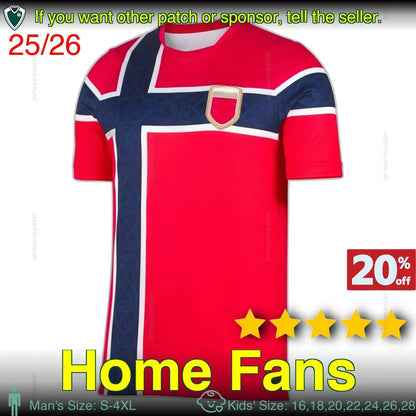2026 Norway HAALAND 2026 World Cup soccer jerseys SORLOTH NUSA AASGAARD HORN MYH - SitterJersey.com
