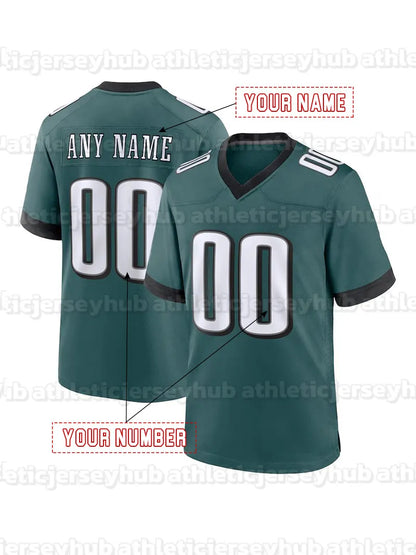 Custom Football Jersey Hurts McKee Pickett Barkley Brown Kelce Gainwell Shipley  - SitterJersey.com