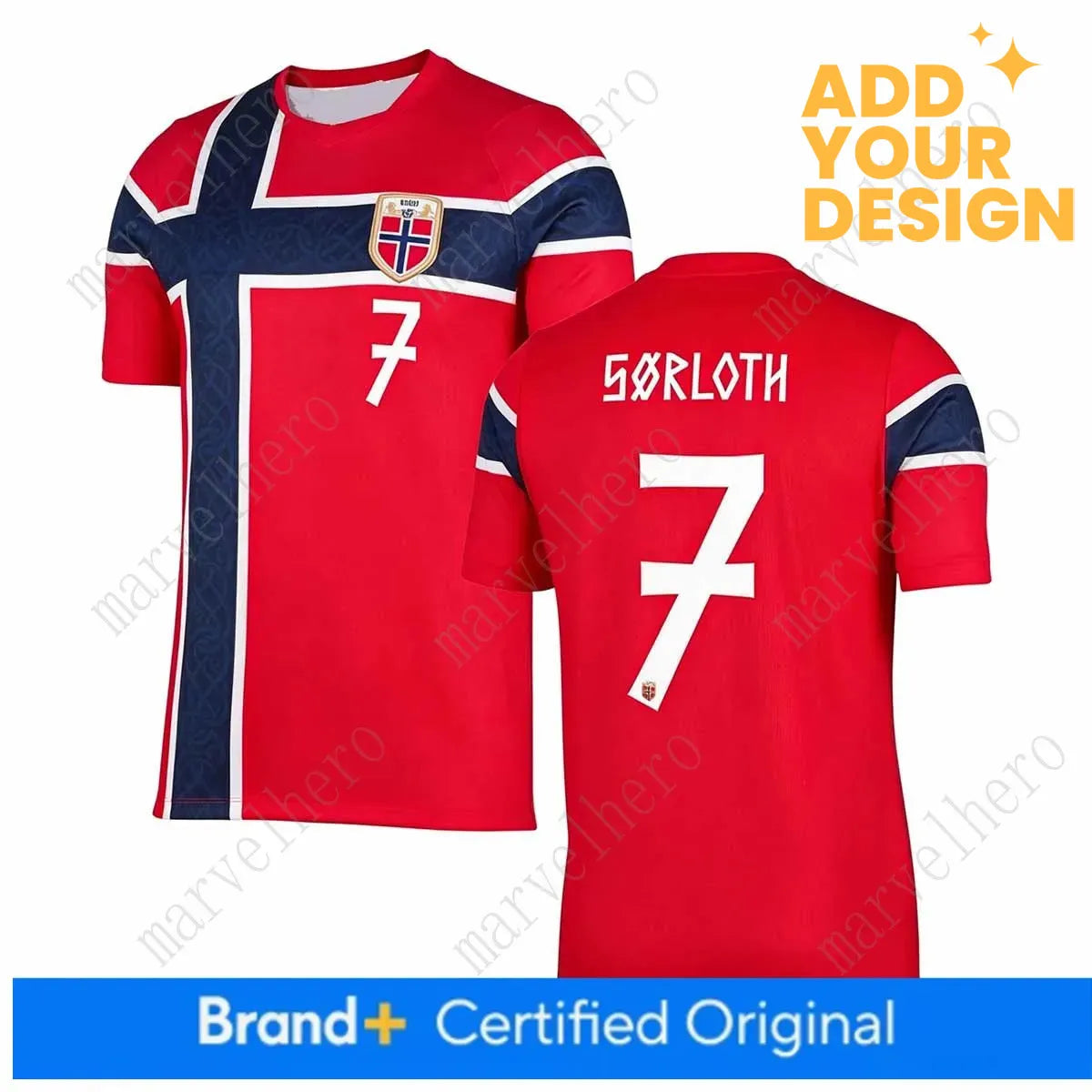 Norway Jersey THORSTVEDT NO 18 World Cup 2026 Norwegian National Team Sports T s - SitterJersey.com