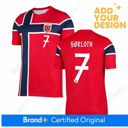 Norway Jersey THORSTVEDT NO 18 World Cup 2026 Norwegian National Team Sports T s - SitterJersey.com