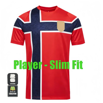 Norway World Cup 2026 Jersey HAALAND ODEGAARD SORLOTH NUSA AASGAARD MYHRE DONNUM - SitterJersey.com