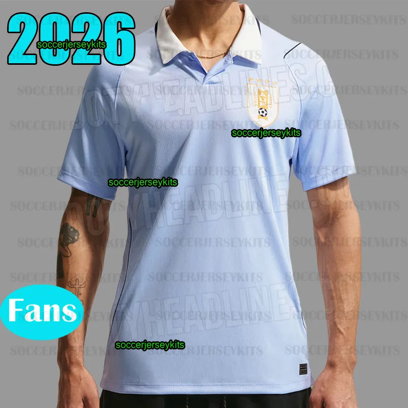 Uruguay jersey 2026 world cup football shirts player long sleeve 2025 national t - SitterJersey.com