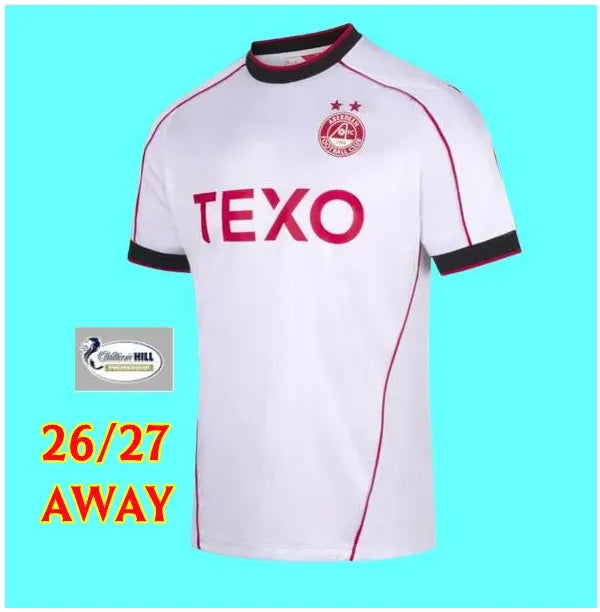 S-4XL 26 27 Aberdeen FC football shirt 2026 2027 Soccer Jerseys men Home Kit MIO - SitterJersey.com