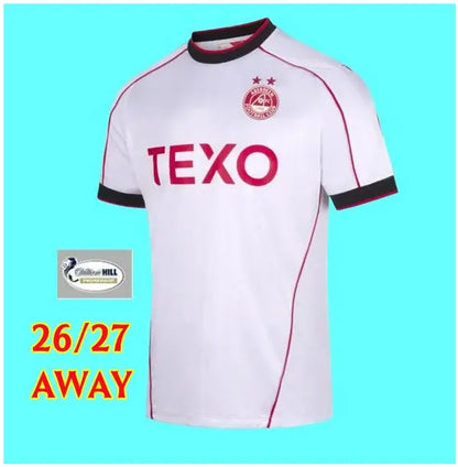 S-4XL 26 27 Aberdeen FC football shirt 2026 2027 Soccer Jerseys men Home Kit MIO - SitterJersey.com