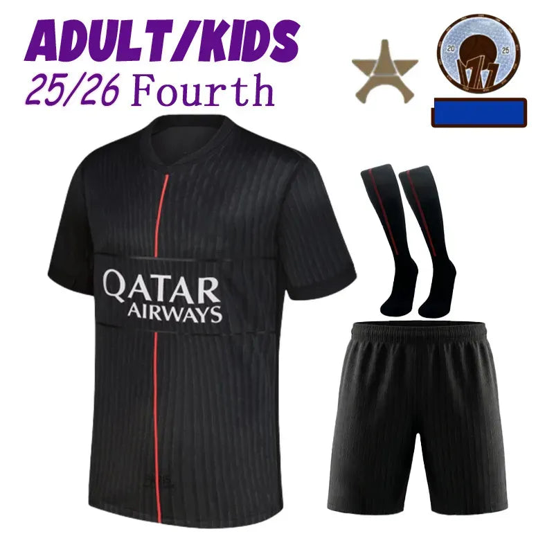 Psges jersey Soccer Jerseys DEMBELE HAKIMI 25 26 27 enfants 2026 football shirts - SitterJersey.com