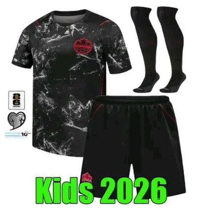 canada soccer jersey 2026 World Cup J.DAVID DAVIES LARIN 26 27 CAVALLINI MILLAR  - SitterJersey.com