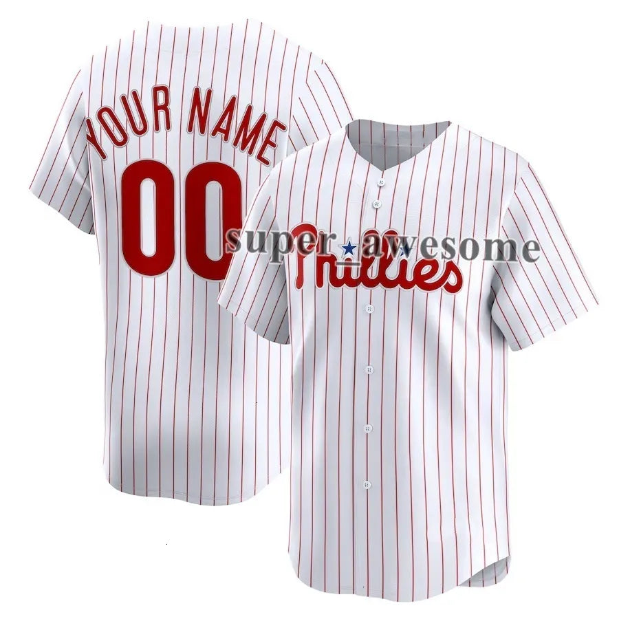 Bryce Harper Baseball Jersey Trea Turner Kyle Schwarber JT Realmuto Alec Bohm Br - SitterJersey.com