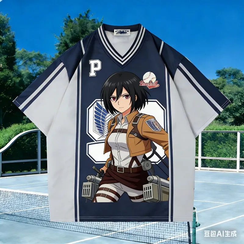 Men's #5 Embroidered Baseball Bench Jersey - V-Neck, Short Sleeve, Polyester Spo - SitterJersey.com