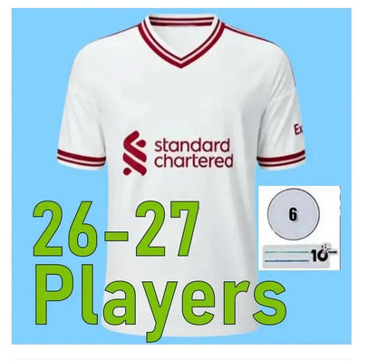 LFC 25 26 27 Liveropool Jersey ISAK WIRTZ EKITIKE M.SALAH VIRGIL Liveropool socc - SitterJersey.com