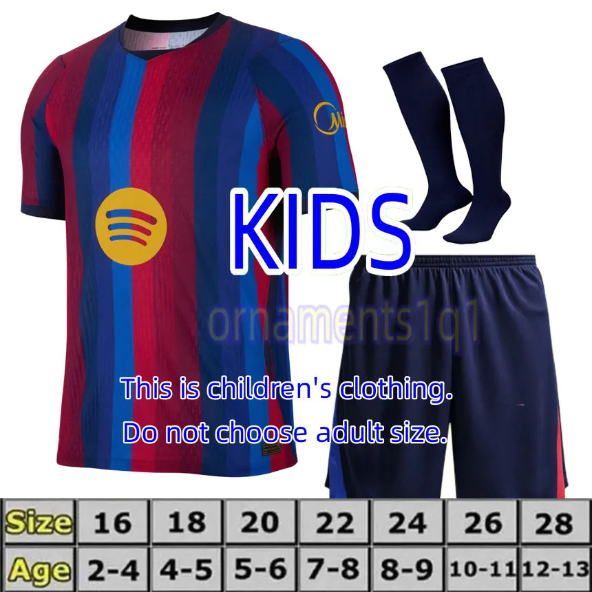 25 26 27 LAMINE YAMAL Lewandowski Soccer Jerseys Raphinha FERRAN 2025 2026 2027  - SitterJersey.com
