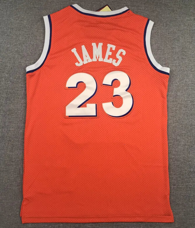 Stitched Basketball Jerseys James Bronny James Jr Cavs High School St Vincent St - SitterJersey.com