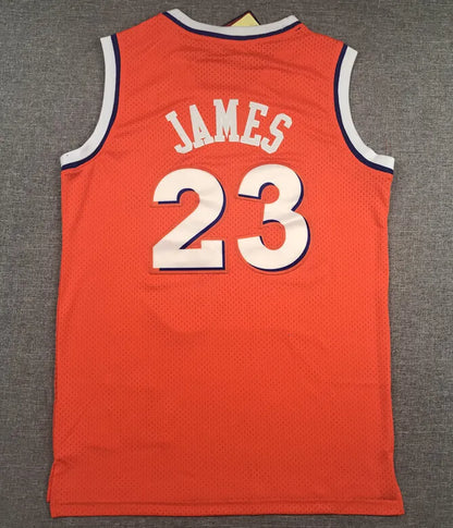 Stitched Basketball Jerseys James Bronny James Jr Cavs High School St Vincent St - SitterJersey.com