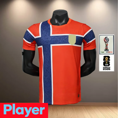 HAALAND Norway Jersey 2026 World Cup ODEGAARD SORLOTH Nation Team Jerseys BOBB N - SitterJersey.com